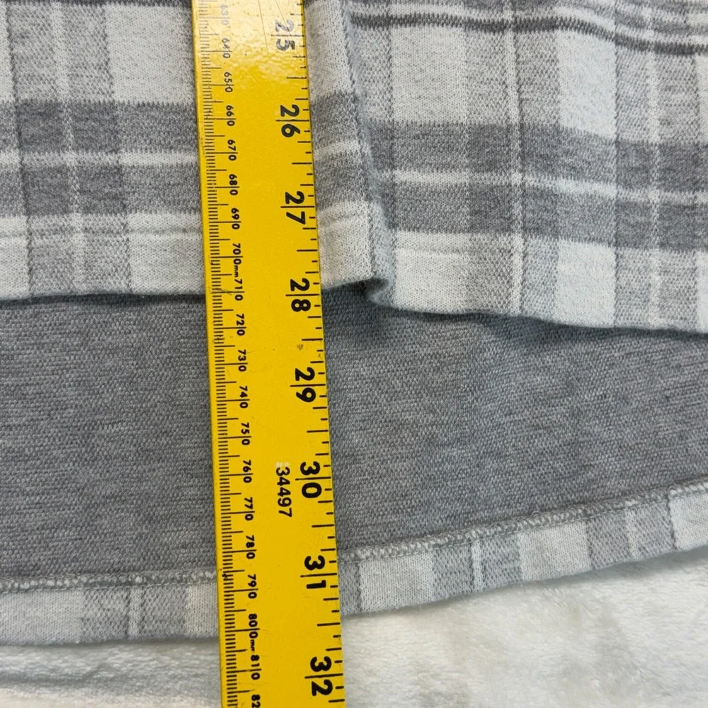 Polo Golf Ralph Lauren Mens Grey White Plaid Short Sleeve Shirt Collared XL
